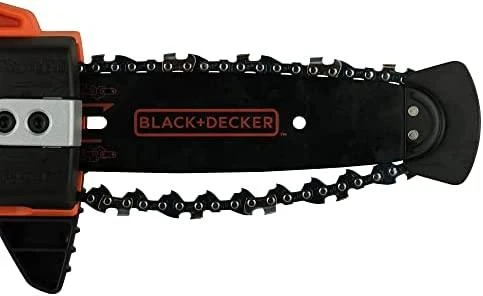 Black & Decker Juodas + DECKER AKU grandininis pjūklas. 18V -