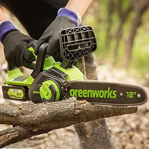 Akumuliatorinis grandininis pjūklas Greenworks GD24CS30 (be akumuliatoriaus ir kroviklio)