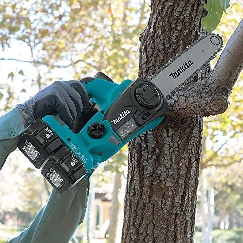 Makita DUC302Z Akumuliatorinis grandininis pjūklas, 2X18V , 300mm, Be akumuliatorių ir kroviklio!