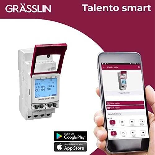 GRASSLIN Talento Smart C15 savaitinis astronominis 1 kanalo laikmatis