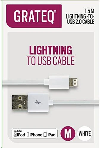 GRATEQ LIGHTNING CABLE 1.5M