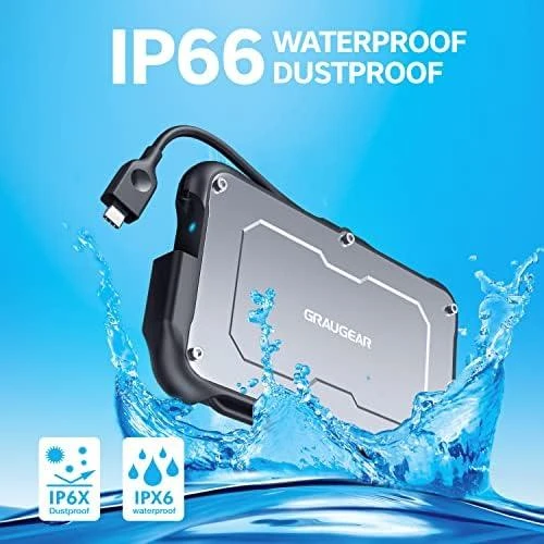 „Graugear GrayGear“ išorinis dėklas, skirtas 2,5 colio SSD / HDD USB-C 3.2 Gen2