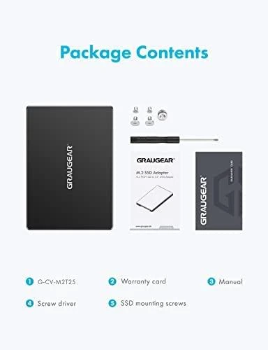 Graugear GRAUGEAR Konverter M.2 NGFF SSD zu 2,5'' SATA retail