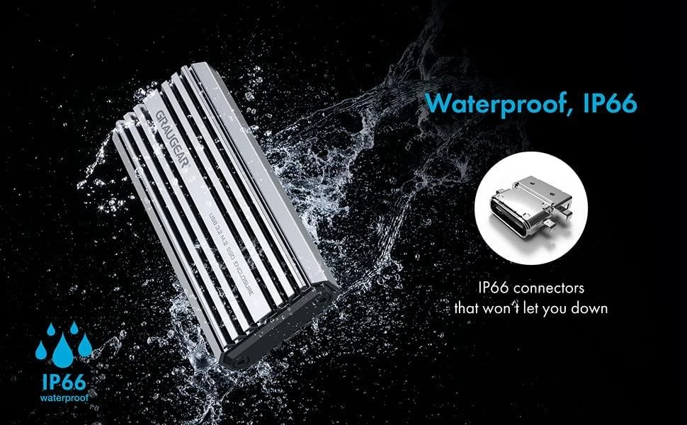 Kietasis diskas Nezatříděno Graugear prijungimo stotelė GRAUGEAR externes Gehäuse M.2NVMe SSD PCIe3.0 10Gbit mažmeninė prekyba