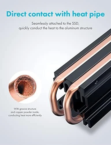 Nezatříděno Graugear M.2 disko radiatorius su ventiliatoriumi (G-M2HS03- F)