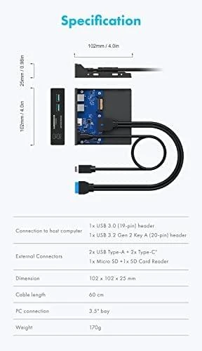 GAU GRAUGEAR G-MP01CR sąsajos plokštė / adapteris Vidinis