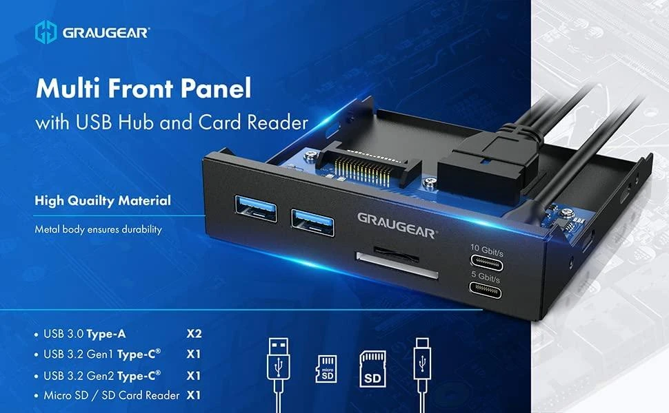 GAU GRAUGEAR G-MP01CR sąsajos plokštė / adapteris Vidinis