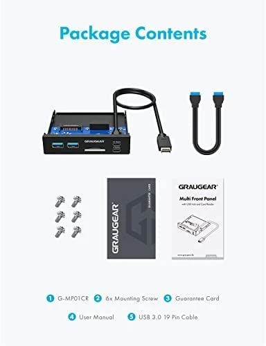 GAU GRAUGEAR G-MP01CR sąsajos plokštė / adapteris Vidinis