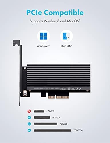 Nezatříděno Kontroler Graugear Graugear PCIe kortelė, skirta M.2 NVMe SSD į PCIe 4.0 x4