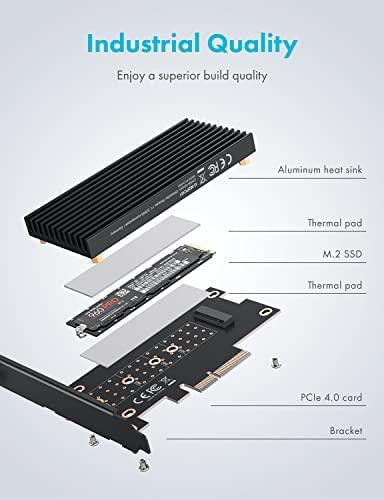 Nezatříděno Kontroler Graugear Graugear PCIe kortelė, skirta M.2 NVMe SSD į PCIe 4.0 x4