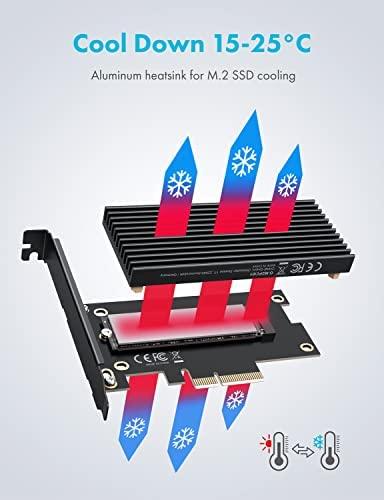 Nezatříděno Kontroler Graugear Graugear PCIe kortelė, skirta M.2 NVMe SSD į PCIe 4.0 x4