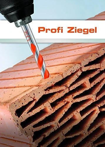 Widia grąžtas keraminėms tuščiavidurėms plytoms, porotherm, keraminė plyta, 14-220/150 mm, Profi-Ziegel ALPEN [0035301400100]