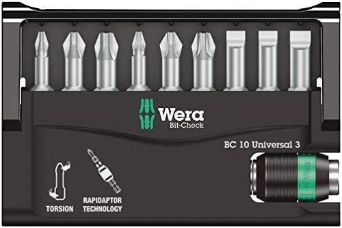 Grąžtas Wera Bit-Check 10 universalus 3