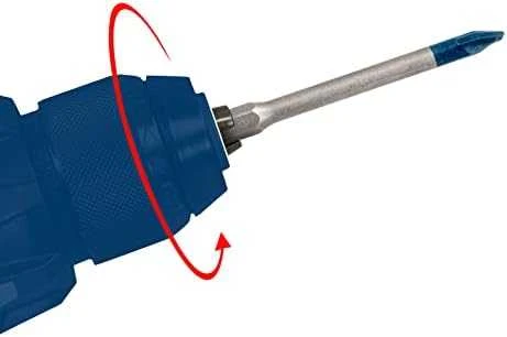 Grąžtas Bosch HEX-9 HardCeramic 4x90 mm, 1 vnt.