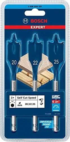 Bosch  „EXPERT Self Cut Speed“ plunksninių grąžtų rinkinys, 3 vnt. (2608900331)