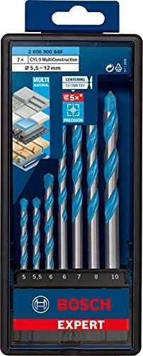 Grąžtas Universalių grąžtų komplektas Bosch 2608900648; 5-10 mm; 7 vnt.
