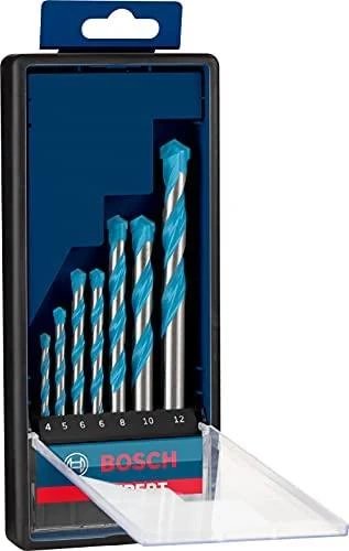 Bosch „EXPERT MultiConstruction CYL-9“ grąžtų rinkinys 4/5/6/6/8/10/12 mm, 7 vnt. (2608900647)