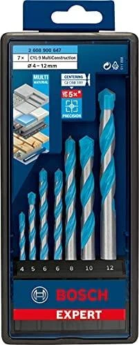 Bosch „EXPERT MultiConstruction CYL-9“ grąžtų rinkinys 4/5/6/6/8/10/12 mm, 7 vnt. (2608900647)
