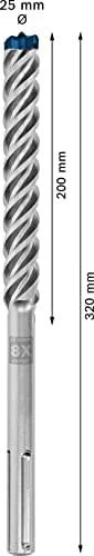 Bosch SDS-max-8X grąžtas 25 x 200 x 320 mm