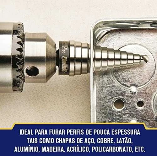 Irwin Grąžtas UNIBIT 4-22 mm, 10 žingsnių