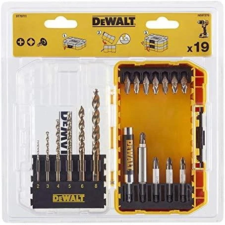 Grąžtas Grąžtų ir sukimo antgalių rinkinys DeWalt DT70711-QZ; 19 vnt.