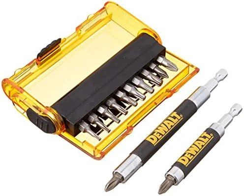 Grąžtas Dewalt Rinkinys 14 dalių atsuktuvų antgalių rinkinys + laikikliai