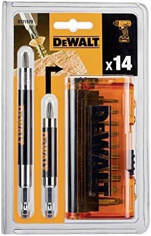 Grąžtas Dewalt Rinkinys 14 dalių atsuktuvų antgalių rinkinys + laikikliai