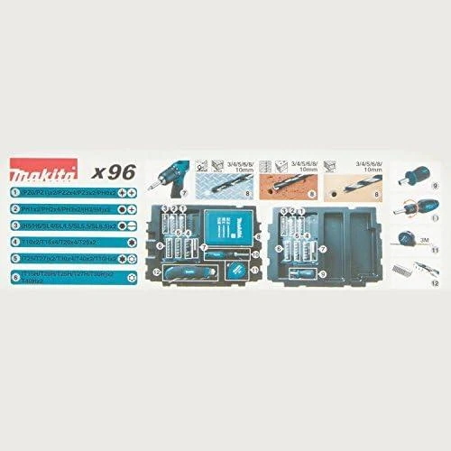 Grąžtas Makita Sukimo antgalių komplektas 66 vnt. B-49725