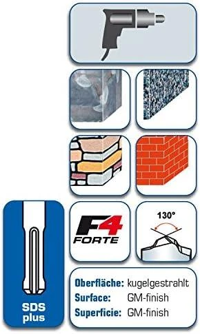 Grąžtas PUNTA HAMMER SDS-PLUS F4 13,0x 310 847 ALPEN [ALPEN ]