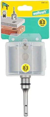 Grąžtas Wolfcraft skylių pjūklas 83 mm gylis 46 mm SDS-Plus (5481000)