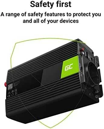 Green Cell Žalias Cell Inverteris 24V/230V 1000W/2000W Sinusinė išėjimo įtampa Žalias Cell