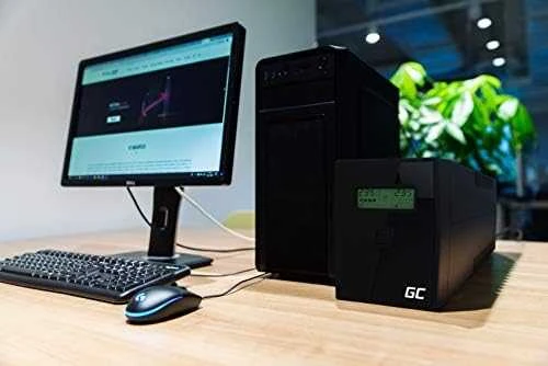 Green Cell Žalias Cell Žalias Cell ® UPS nepertraukiamo maitinimo šaltinis 600VA 360W su LCD ekranu