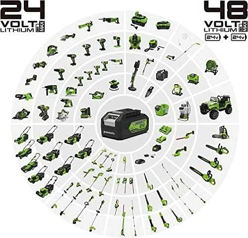 Grandininis pjūklas Greenworks G24MCS10; 24 V (be akumuliatoriaus ir pakrovėjo)