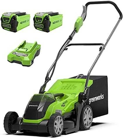 Greenworks Žoliapjovė, su 2x40 V 2 Ah akum., G40LM35, 2501907UC