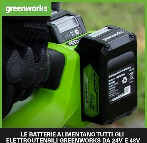 Priedų rinkinys Greenworks GSK24B4X; 24 V; 2x4,0 Ah + pakrovėjas