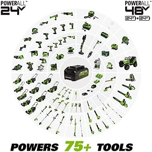 Greenworks G24PS20 aukštapjovė medžiams genėti 24V be akumuliatoriaus