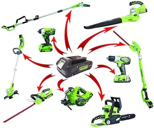 Greenworks G24PS20 aukštapjovė medžiams genėti 24V be akumuliatoriaus