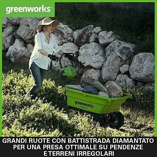 Greenworks 40V g40gc Savaeigis sodo karutis (be akumuliatoriaus)