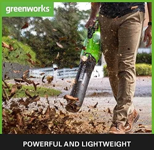 Akumuliatorinis lapų pūstuvas Greenworks GD40ABII; 40 V (be akumuliatoriaus ir pakrovėjo)