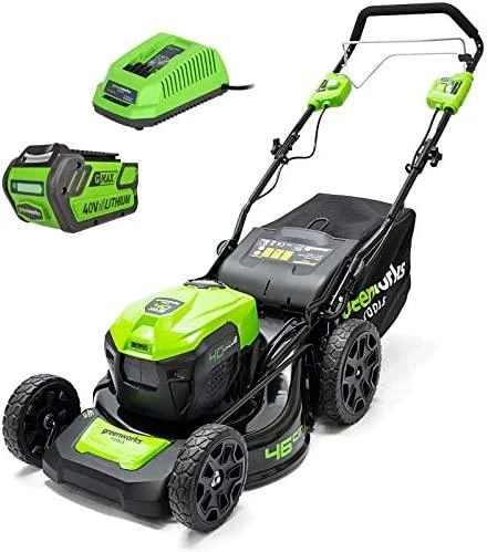 Greenworks Savaeigė vejapjovė 46cm 40V gd40lm46spk4 (su 4Ah