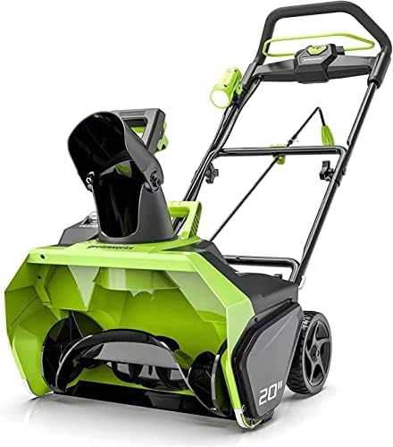 Sniego valytuvas Greenworks GD40ST; 40 V (be akumuliatoriaus ir pakrovėjo)