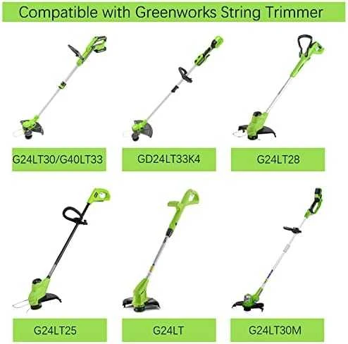 Ritė su pjovimo gija Greenworks Single Line Spools; 1,65 mm; 3 vnt.