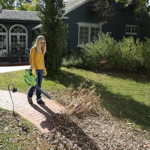 Greenworks GD40BV Lapų pūstuvas / siurblys 40V, be akumuliatoriaus ir kroviklio