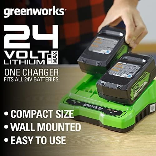 Kroviklis Greenworks G24X2UC2; 24 V