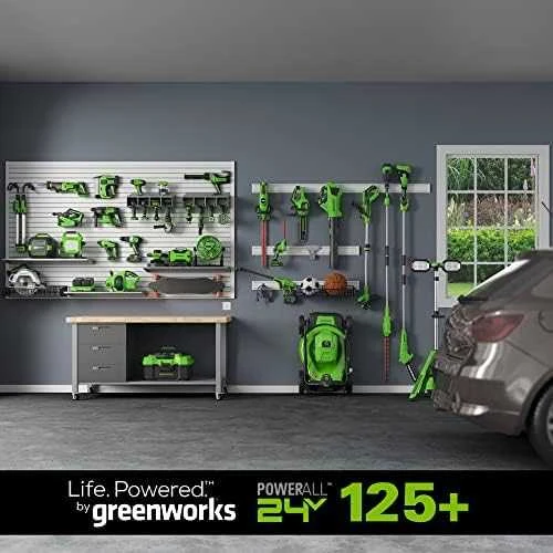 Žoliapjovė - trimeris Greenworks GD24X2LTK2x; 2x24 V; 2x2,0 Ah akum.