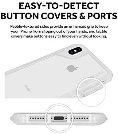 Griffin Survivor Endurance - dėklas skirtas Apple iPhone Xs Max Clear/Gray