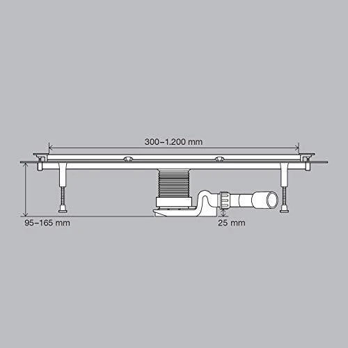 Dušo latako juostelė VIEGA ADVANTIX VARIO 30-120 cm ner.pl
