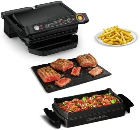 Elektrinė kepsninė Tefal OptiGrill+ Snacking&Baking (GC714834)
