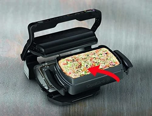 Elektrinė kepsninė Tefal OptiGrill+ Snacking&Baking (GC714834)