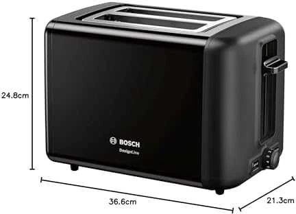 Bosch TAT3P423 Kompaktinis skrudintuvas, DesignLine, Juoda